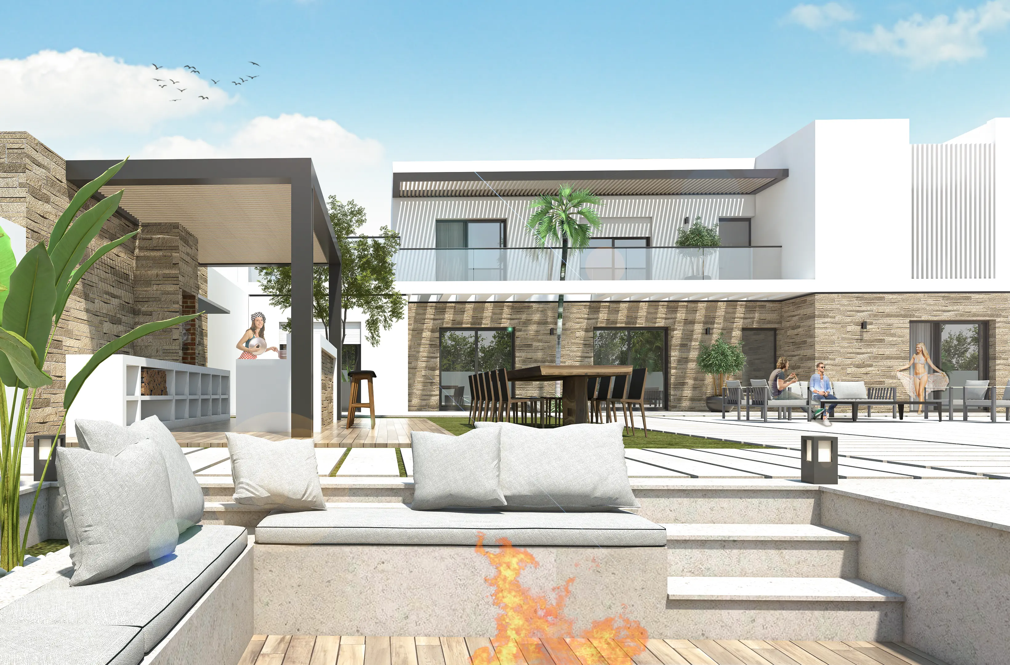 Photo beautifully arranged places